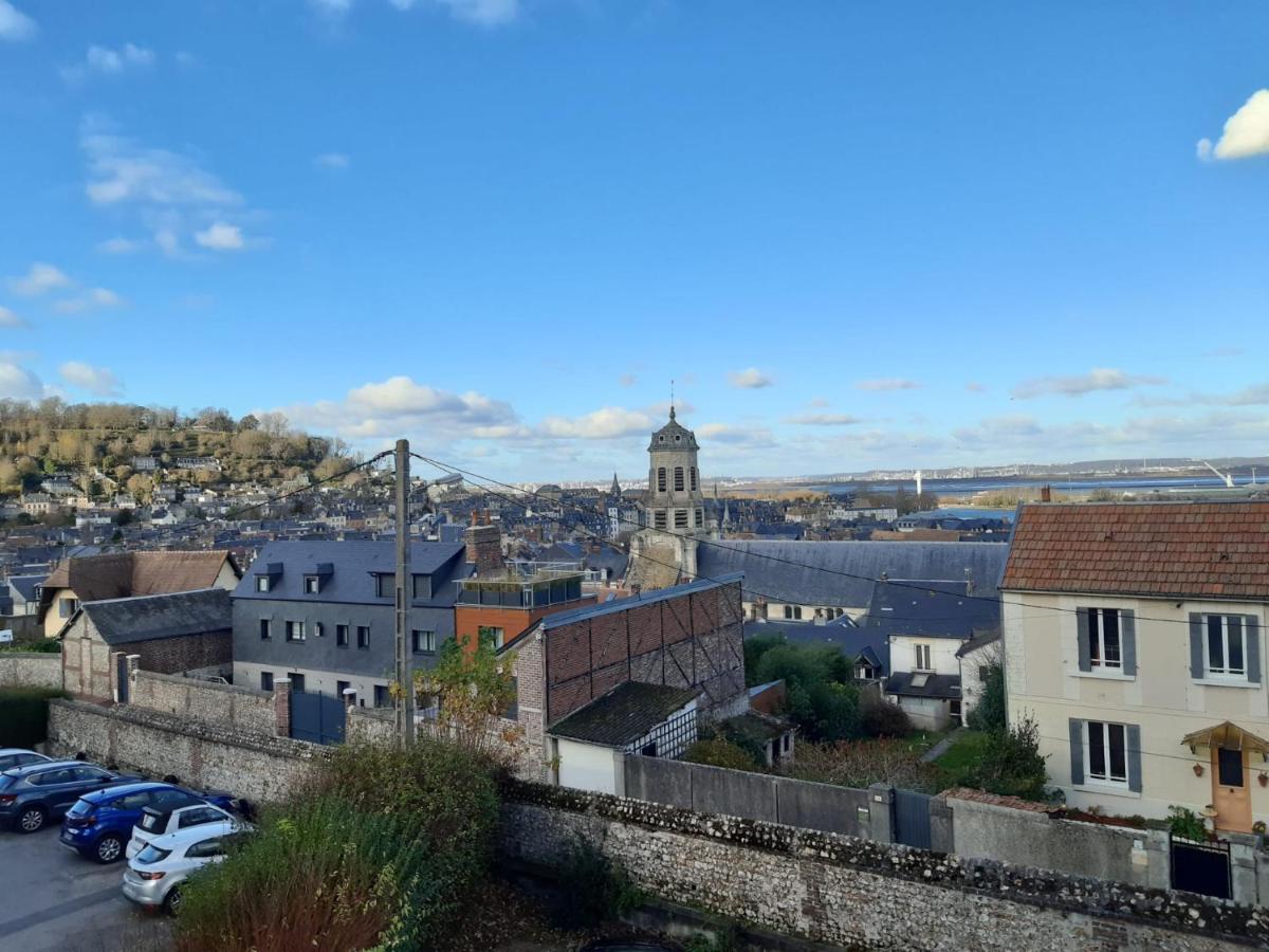 Vue Sur Seine Et Honfleur Apartment Exterior photo